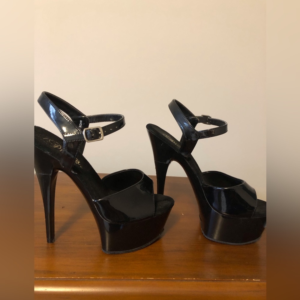 Pleaser Platform heels with heel detail